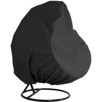Hängesessel-Abdeckung, wasserdichte Hängesessel-Abdeckung, Hängesessel-Abdeckung, Terrassen-Garten, Schwarz, 230 x 200 cm Hängesessel-Abdeckung, wasserdichte Hängesessel-Abdeckung, Hängesessel-Abdeckung, Terrassen-Garten, Schwarz, 230 x 200 cm von LINJOU