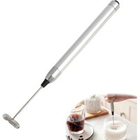 Handgehaltener elektrischer Milchaufschäumer, geeignet für Kaffee oder Tee, geeignet für Matcha und Kochrezepte – kleiner elektrischer von LINJOU