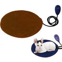 Heizmatte für Hunde und Katzen mit automatischer Abschaltzeit, elektrisches Heizkissen für Haustiere, einstellbare Temperatur mit Anti-Biss-Kabel, Heizmatte für Hunde und Katzen mit automatischer Abschaltzeit, elektrisches Heizkissen für Haustiere, einstellbare Temperatur mit Anti-Biss-Kabel, von LINJOU