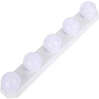 LED-Schminkspiegelleuchte, USB-betrieben, dimmbar, 3 Farben, mit 5 Leuchtmitteln und USB-Kabel, für DIY-Projekte von LINJOU