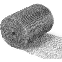 Nagetiernetz aus Edelstahl für Türen und Fenster, Wühlmaus- und Maulwurfsicher, hält Mäuse, Insekten und Schlangen fern, 9 m x 12,7 cm Nagetiernetz aus Edelstahl für Türen und Fenster, Wühlmaus- und Maulwurfsicher, hält Mäuse, Insekten und Schlangen fern, 9 m x 12,7 cm von LINJOU