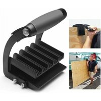 Plattenheber Schwarzer Gipskartonheber aus Eisen Ergonomischer Gorilla-Greifer Plattenstützplatte Griffplatten zum bequemen Anheben von von LINJOU