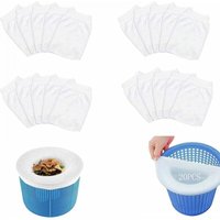 Pool-Skimmer-Filter, 20 Stück Pool-Skimmer-Socken, Pool-Skimmer-Socken, zum Auffangen von Pool-Baumblättern (20) von LINJOU