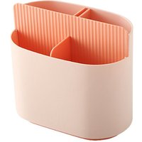 Rosa Küchenutensilienhalter, Messerablage, multifunktionale Löffel- und Gabelaufbewahrung, Küchen-Essstäbchenkäfig, Abtropfgestell von LINJOU