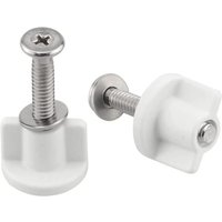 Scharnierschrauben für WC-Sitze, rostfreie, rutschfeste WC-Deckelschrauben, geeignet für WC-Deckel von LINJOU