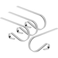 Set mit 4 Weihnachtsstrumpfhaltern, silbernen Haken, Kleiderclips, geeignet für Weihnachtsdekorationen Set mit 4 Weihnachtsstrumpfhaltern, silbernen Haken, Kleiderclips, geeignet für Weihnachtsdekorationen von LINJOU