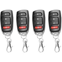 Stück Universal-Torfernbedienung 433 MHz, Duplikator für Garagentor-Fernbedienung, kabellose 4-Tasten-Ersatz-Garagentorfernbedienung, von LINJOU