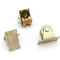 Stück bunte V-förmige Rillenräder, Schiebetürrollen, verwendet für Schiebetüren, mechanische Wagen und mobile Werkbänke 32 × 57 × 40 mm von LINJOU