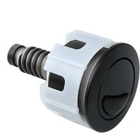 Toilettenspülknopf, Spülschalter - Runder Spülknopf mit zwei Knöpfen, Geeignet für Badezimmerzubehör mit kabelgebundener Toilettensteuerung von LINJOU