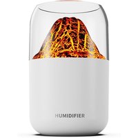 Tragbarer Luftbefeuchter, 300 ml, cooler kleiner Vulkan, LED-Nachtlicht – USB – Luftbefeuchter für den Schreibtisch, 2 Modi, Farbwechsel – Tragbarer Luftbefeuchter, 300 ml, cooler kleiner Vulkan, LED-Nachtlicht – USB – Luftbefeuchter für den Schreibtisch, 2 Modi, Farbwechsel – von LINJOU