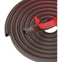 Türfensterdichtung Kälte- und Schalldämmung, Typ D Gummi-Türdichtung, TPE Selbstklebender Türdichtungsstreifen, für Türschalldämmung, von LINJOU