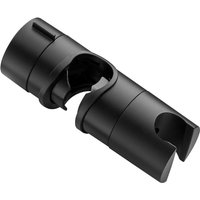Verstellbarer Brausehalter, 18–25 mm Durchmesser, verchromter Ersatz-Duschkopfhalter, Badezimmerdusche – Schwarz Verstellbarer Brausehalter, 18–25 mm Durchmesser, verchromter Ersatz-Duschkopfhalter, Badezimmerdusche – Schwarz von LINJOU