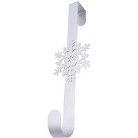 Weihnachtskranz mit Schneeflocken, Weihnachtsdekoration für die Haustür, Winter-Weihnachtsdekoration für den Außenbereich, für Zuhause, Büro, Weihnachtskranz mit Schneeflocken, Weihnachtsdekoration für die Haustür, Winter-Weihnachtsdekoration für den Außenbereich, für Zuhause, Büro, von LINJOU