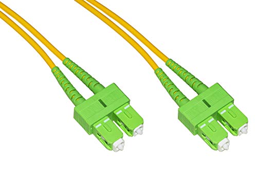LINK Optisches Glasfaserkabel APC SC A APC SC SINGLEMODE Duplex MT.1 von LINK