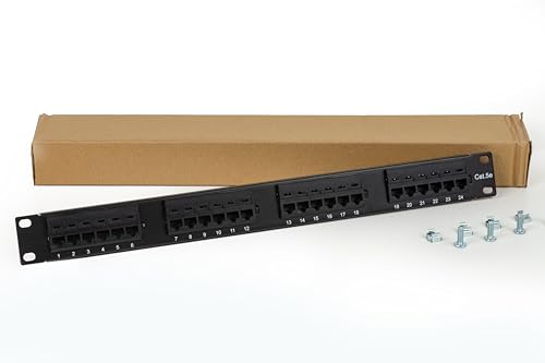 Patchpanel 24 Türen 19" Utp Kategorie 5E Klemmleiste Typ 110 Idc von LINK
