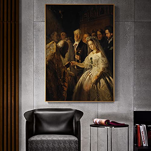 LINKGIN Home Russische berühmte Gemälde Die ungleiche Ehe von Vasily Pukirev Porträt Ölgemälde Druck auf Leinwand Schlafzimmer Dekoration 80x55cm rahmenlos LINKGIN Home Russische berühmte Gemälde Die ungleiche Ehe von Vasily Pukirev Porträt Ölgemälde Druck auf Leinwand Schlafzimmer Dekoration 80x55cm rahmenlos von LINKGIN Home