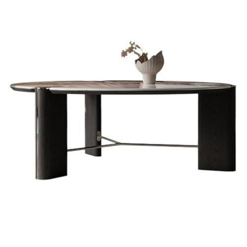 LINKIO Wohnzimmertisch Leichter Luxus Moderner Marmor Couchtisch Wohnzimmer Kleine Wohnung Einfache Dekoration Runder von LINKIO
