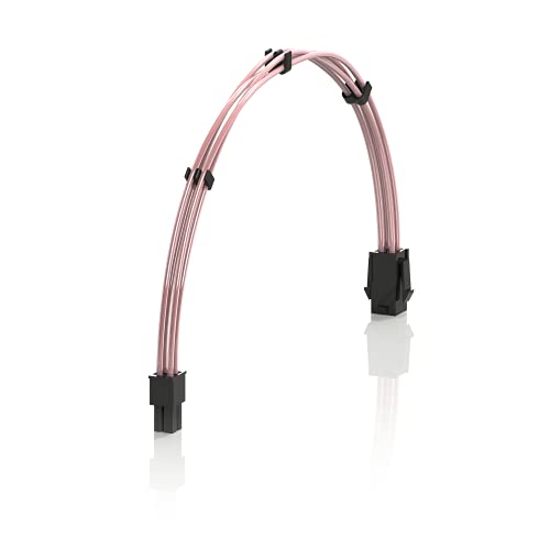 LINKUP - 30cm Netzteilkabelverlängerung 18AWG Sauerstofffreies Kupfer Teflonmantel Custom Mod GPU PC mit Kamm Einzelpackung | 1x 4 P CPU | 300mm - Rosa LINKUP - 30cm Netzteilkabelverlängerung 18AWG Sauerstofffreies Kupfer Teflonmantel Custom Mod GPU PC mit Kamm Einzelpackung | 1x 4 P CPU | 300mm - Rosa von LINKUP