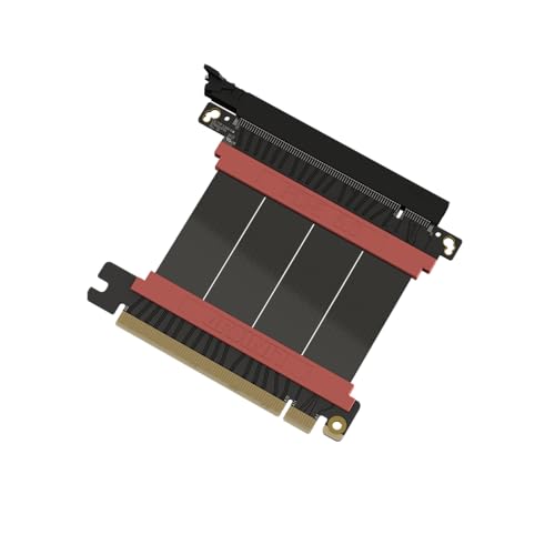 LINKUP - AVA5 PCIE 5.0 Riser-Kabel | RTX5090 RX9070 GPU Bereit | x16 128GB/s Geschwindigkeit | PCIe 4.0 & WRX80/WRX90E Kompatibel | Gerade, Schwarz 5cm (Gesamtlänge 9cm) LINKUP - AVA5 PCIE 5.0 Riser-Kabel | RTX5090 RX9070 GPU Bereit | x16 128GB/s Geschwindigkeit | PCIe 4.0 & WRX80/WRX90E Kompatibel | Gerade, Schwarz 5cm (Gesamtlänge 9cm) von LINKUP