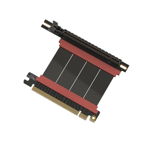 LINKUP - AVA5 PCIE 5.0 Riser-Kabel | RTX5090 RX9070 GPU Bereit | x16 128GB/s Geschwindigkeit | PCIe 4.0 & N200R & Ncase M2 & WRX80/WRX90E Kompatibel | Rechter Winkel, Schwarz 5cm (Gesamtlänge 9cm) LINKUP - AVA5 PCIE 5.0 Riser-Kabel | RTX5090 RX9070 GPU Bereit | x16 128GB/s Geschwindigkeit | PCIe 4.0 & N200R & Ncase M2 & WRX80/WRX90E Kompatibel | Rechter Winkel, Schwarz 5cm (Gesamtlänge 9cm) von LINKUP