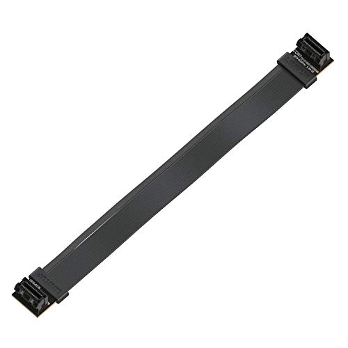 LINKUP - Flexible SLI Bridge GPU Cable Extreme High-Speed Technology Premium Shielding 85 ohm Design for NVIDIA GPUs Graphic Cards┃NOT Compatible with AMD or RTX 2000/3000 GPU - [20cm] von LINKUP