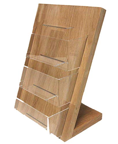 LINLAY Intarsien & Gravuren 3X DIN Lang DL Querformat Flyerhalter aus Eiche Holz Acryl Tischmodell LINLAY Intarsien & Gravuren 3X DIN Lang DL Querformat Flyerhalter aus Eiche Holz Acryl Tischmodell von LINLAY Intarsien & Gravuren