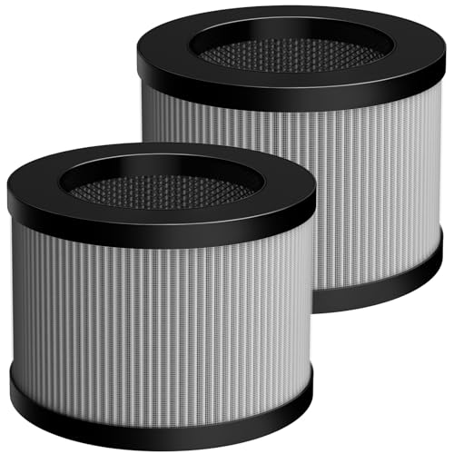 MK-06 TZ-K1 DH-JH01 HEPA-Ersatzfilter kompatibel mit Tolife TZ-K1, kompatibel mit FreAire KN6391, Kloudi DH-JH01, MJ012H und MJ001H Luftreiniger (2 Stück, grau-rauchige Version) von LINNIW