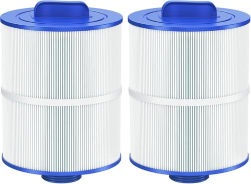 PAS50SV-F2M Spa Filterkartusche Ersatz: kompatibel mit Unicel 6CH-502 Filbur FC-0311 Excel Filters XLS-604 Master Deluxe M60506 Magnum AR50 Baleen AK-90161 High Efficiency Hot Tub Filter 2 Pack von LINNIW