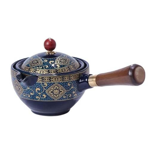 LINOC Kung Fu Tee-Set 360 drehbare Teekanne Keramik-Teemaschine Infuser halbautomatische Gongfu-Teegeschirr-Topftasse von LINOC