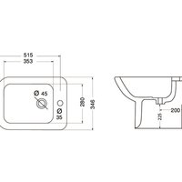 Bidet Jasmin von LINPHA
