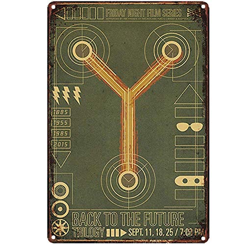 LINQWkk Original Retro Design Zurück in die Zukunft Blechschilder Wandkunst | Dicker Weißblech Druck Poster Wanddekoration LINQWkk Original Retro Design Zurück in die Zukunft Blechschilder Wandkunst | Dicker Weißblech Druck Poster Wanddekoration von LINQWkk