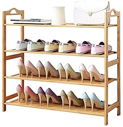LINSANK Schuhschrank für Zuhause, Schuhregal, Schuhregal, Schuhregal aus Holz, 3 bis 6 Ebenen, Aufbewahrungsorganisator, vertikales Regal für Flur, Schlafzimmer, Wohnzimmer, kann Schuhkarton halten von LINSANK