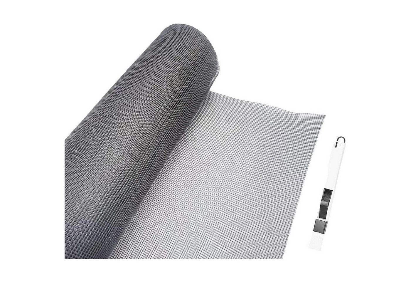 LINSOCLE Schädlingsschutznetz Fliegengitter Fenster 200x150 cm Insektenschutz Meterware Reißfest von LINSOCLE