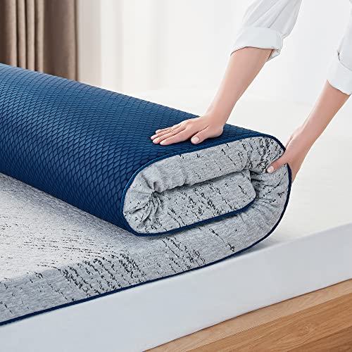 LINSY HOME Matratzentopper Gel Topper 180x200cm,7,5cm Höhe Topper aus Gel-und Bambuskohle-Infused Memory Foam, H2/H3 Härte Gel Matratzentopper, mit Waschbarer Bambusstoff von LINSY HOME