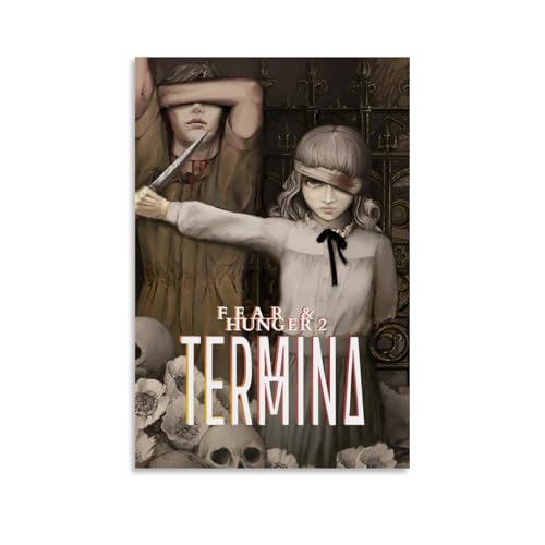 LINTEZHG Fear And Hunger Termina Poster Dekorative Malerei Leinwand Wandkunst Wohnzimmer Poster Schlafzimmer Malerei,Wandkunst Bilddruck Moderne Familienzimmer Dekor 08x12inch(20x30cm) von LINTEZHG
