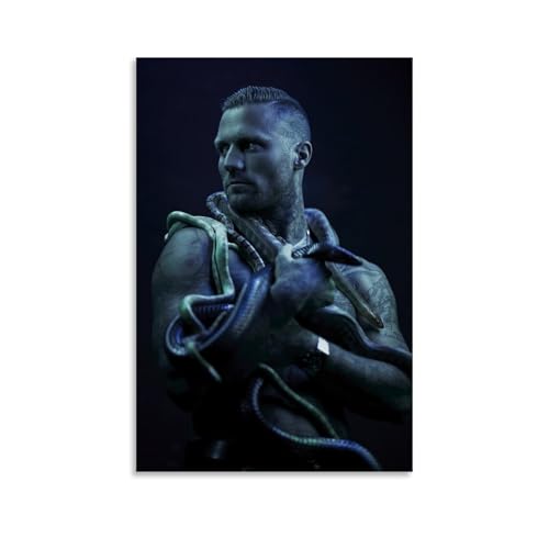 LINTEZHG Kontra_K And Snake Poster Dekorative Malerei Leinwand Wandkunst Wohnzimmer Poster Schlafzimmer Malerei,Wandkunst Bilddruck Moderne Familienzimmer Dekor 12x18inch(30x45cm) von LINTEZHG