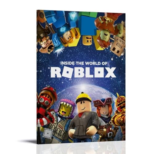 LINTEZHG Roblox Cartoon Art Poster Dekorative Malerei Leinwand Wandkunst Wohnzimmer Poster Schlafzimmer Malerei,Wandkunst Bilddruck Moderne Familienzimmer Dekor 16x24inch(40x60cm) von LINTEZHG