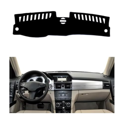 LINTINGLIHAI Auto Armaturenbrett Abdeckung für Benz GLK X204 2009-2015, Anti-UV Dashboard Matte Schutz Teppich Rutschfester Armaturenbrett-Abdeckung Innenmatte,B/LHD von LINTINGLIHAI