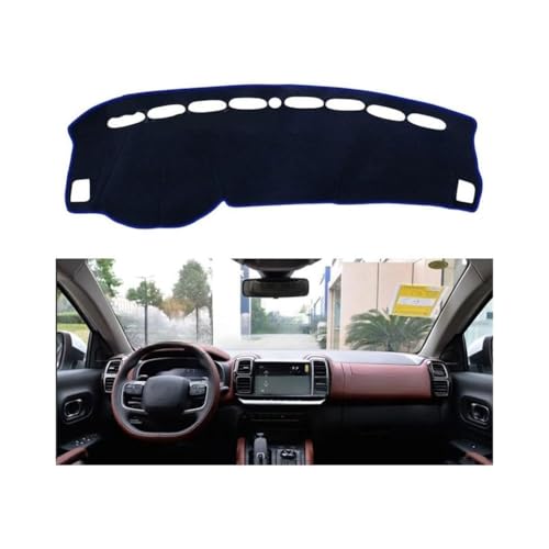 LINTINGLIHAI Auto Armaturenbrett Abdeckung für C5 Aircross 2017-2020, Anti-UV Dashboard Matte Schutz Teppich Rutschfester Armaturenbrett-Abdeckung Innenmatte,B/LHD-Black LINTINGLIHAI Auto Armaturenbrett Abdeckung für C5 Aircross 2017-2020, Anti-UV Dashboard Matte Schutz Teppich Rutschfester Armaturenbrett-Abdeckung Innenmatte,B/LHD-Black von LINTINGLIHAI