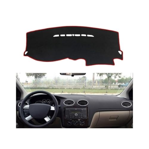 LINTINGLIHAI Auto Armaturenbrett Abdeckung für Focus MK2 MK2.5 2004-2010, Anti-UV Dashboard Matte Schutz Teppich Rutschfester Armaturenbrett-Abdeckung Innenmatte,B/LHD-Red Edge LINTINGLIHAI Auto Armaturenbrett Abdeckung für Focus MK2 MK2.5 2004-2010, Anti-UV Dashboard Matte Schutz Teppich Rutschfester Armaturenbrett-Abdeckung Innenmatte,B/LHD-Red Edge von LINTINGLIHAI