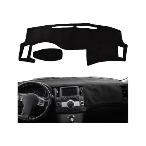 LINTINGLIHAI Auto Armaturenbrett Abdeckung für Infiniti FX35 FX45 FX50 2003-2008, Anti-UV Dashboard Matte Schutz Teppich Rutschfester Armaturenbrett-Abdeckung Innenmatte,B/LHD von LINTINGLIHAI
