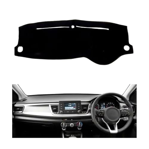 LINTINGLIHAI Auto Armaturenbrett Abdeckung für Kia STONIC 2017-2021, Anti-UV Dashboard Matte Schutz Teppich Rutschfester Armaturenbrett-Abdeckung Innenmatte,A/RHD von LINTINGLIHAI