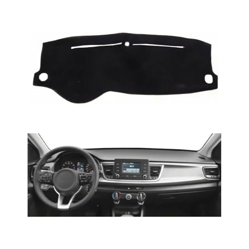 LINTINGLIHAI Auto Armaturenbrett Abdeckung für Kia STONIC 2017-2021, Anti-UV Dashboard Matte Schutz Teppich Rutschfester Armaturenbrett-Abdeckung Innenmatte,B/LHD von LINTINGLIHAI