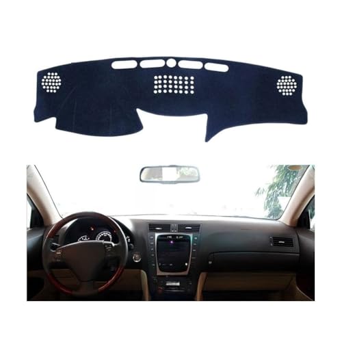 LINTINGLIHAI Auto Armaturenbrett Abdeckung für Lexus GS GS300 GS430 GS450h 2006-2012, Anti-UV Dashboard Matte Schutz Teppich Rutschfester Armaturenbrett-Abdeckung Innenmatte,B/LHD-Black LINTINGLIHAI Auto Armaturenbrett Abdeckung für Lexus GS GS300 GS430 GS450h 2006-2012, Anti-UV Dashboard Matte Schutz Teppich Rutschfester Armaturenbrett-Abdeckung Innenmatte,B/LHD-Black von LINTINGLIHAI