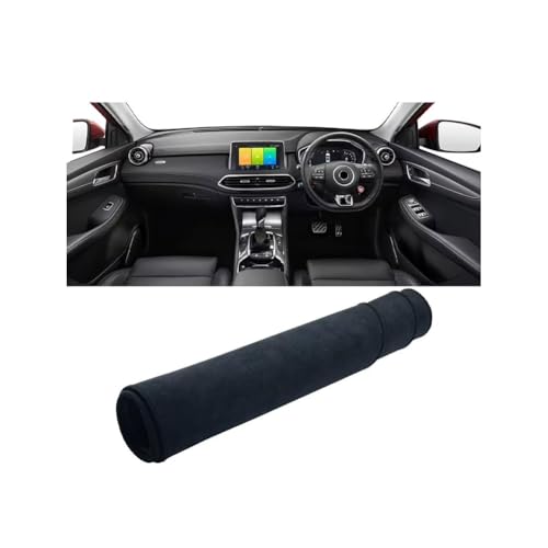 LINTINGLIHAI Auto Armaturenbrett Abdeckung für MG HS EHS PHEV 2018-2023, Anti-UV Dashboard Matte Schutz Teppich Rutschfester Armaturenbrett-Abdeckung Innenmatte,A/RHD von LINTINGLIHAI