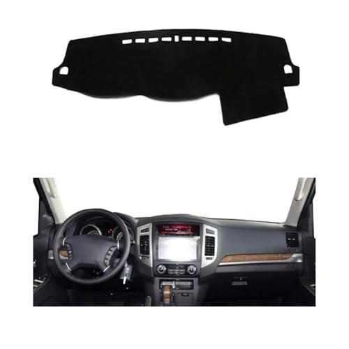 LINTINGLIHAI Auto Armaturenbrett Abdeckung für Mitsubishi Montero 2007-2017, Anti-UV Dashboard Matte Schutz Teppich Rutschfester Armaturenbrett-Abdeckung Innenmatte,B/LHD von LINTINGLIHAI