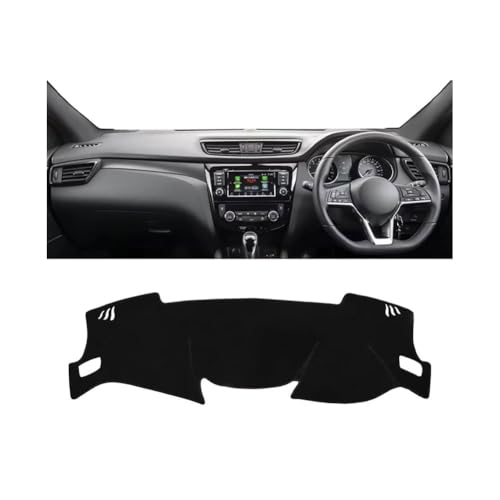 LINTINGLIHAI Auto Armaturenbrett Abdeckung für Qashqai J11 2014-2020, Anti-UV Dashboard Matte Schutz Teppich Rutschfester Armaturenbrett-Abdeckung Innenmatte,A/RHD von LINTINGLIHAI