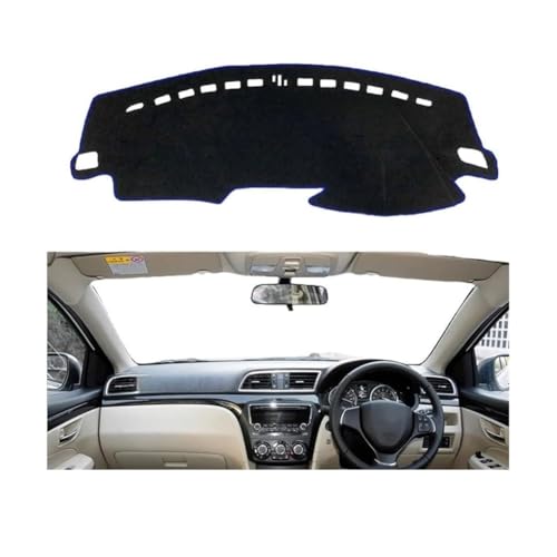 LINTINGLIHAI Auto Armaturenbrett Abdeckung für Suzuki Ciaz 2014-2018, Anti-UV Dashboard Matte Schutz Teppich Rutschfester Armaturenbrett-Abdeckung Innenmatte,A/RHD-Blue Edge LINTINGLIHAI Auto Armaturenbrett Abdeckung für Suzuki Ciaz 2014-2018, Anti-UV Dashboard Matte Schutz Teppich Rutschfester Armaturenbrett-Abdeckung Innenmatte,A/RHD-Blue Edge von LINTINGLIHAI
