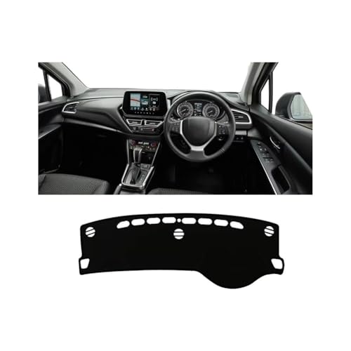 LINTINGLIHAI Auto Armaturenbrett Abdeckung für Suzuki S-Cross MK3 2022-2024, Anti-UV Dashboard Matte Schutz Teppich Rutschfester Armaturenbrett-Abdeckung Innenmatte,A/RHD von LINTINGLIHAI