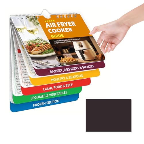 LINTRA Luftfritteuse Spickzettel, 7,5 x 5,2 cm Magnetisch Kochanleitung für Heißluftfritteuse, Loseblatt Zubehör für Heißluftfritteuse, für Küche, Esszimmer, Orange LINTRA Luftfritteuse Spickzettel, 7,5 x 5,2 cm Magnetisch Kochanleitung für Heißluftfritteuse, Loseblatt Zubehör für Heißluftfritteuse, für Küche, Esszimmer, Orange von LINTRA